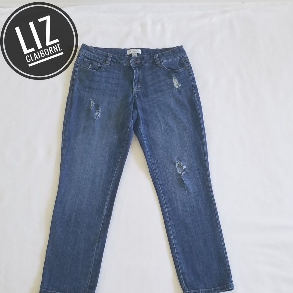 Distressed denim - Liz Claiborne jeans - Size 8